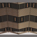 Modern Ceiling Aluminum Square Ceiling Grille Ceiling 3d model