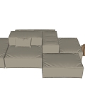 Tradition Modern Multiplayer Sofa Combination Sofa 3d model