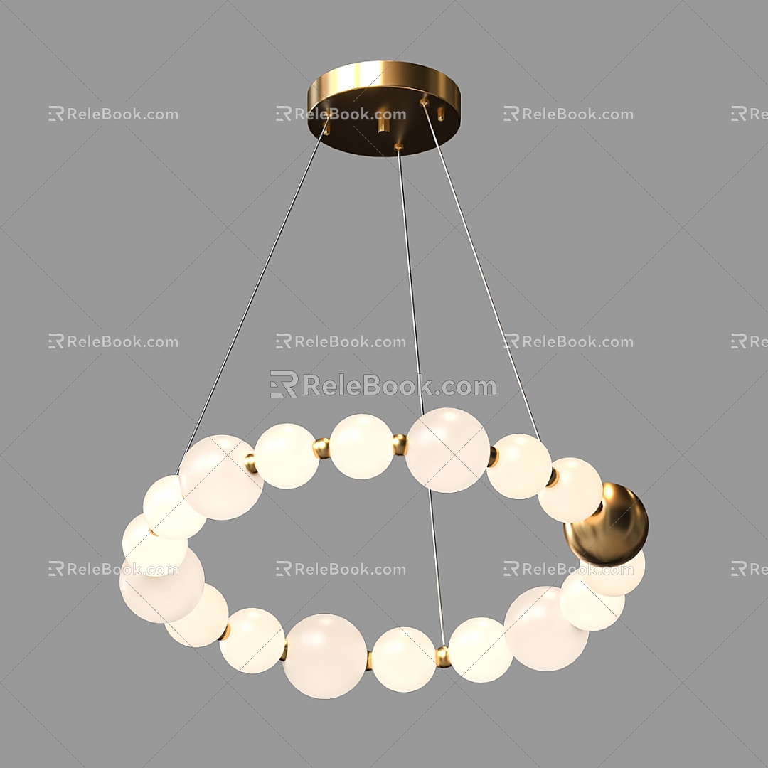 Simple Light Luxury Spherical Chandelier model