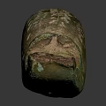 Ancient Bronze Fish Shaped Artifact With Green Patina And Scale Patterns