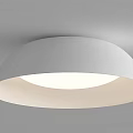 Modern Round White Ceiling Light With Bright Illumination And Sleek Design 3d model
