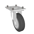 Heavy Duty Industrial Equipment Caster Wheel With Metal Base And Bolt Mounting Design