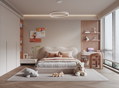 Modern Children's Room 3d model