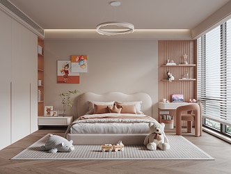 Modern Children's Room 3d model