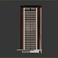 Wooden Frame Window Blinds In Different Open Close Positions For Modern Home Decor