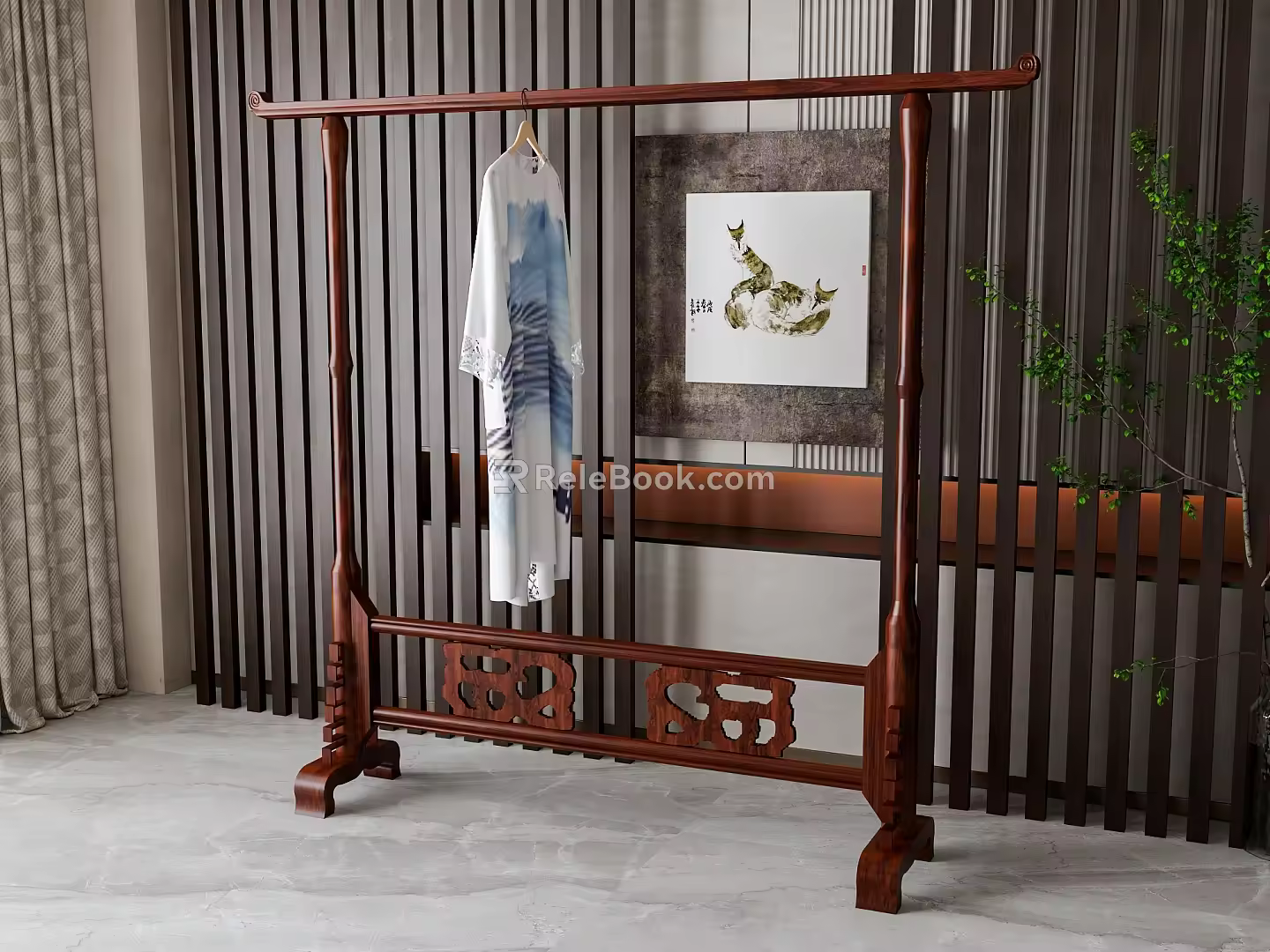 floor type hanger 3d model