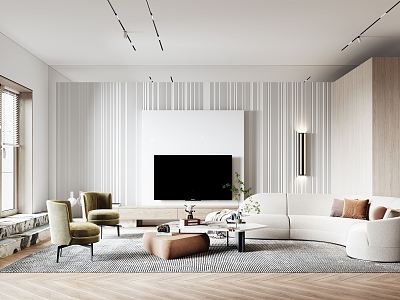 modern living room model