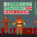 Essential Fire Safety Equipment Including Signs Suits Extinguishers Hydrants and Cabinets