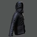 LAPD Police Black Uniform Jacket With Tactical Design And Official Badge