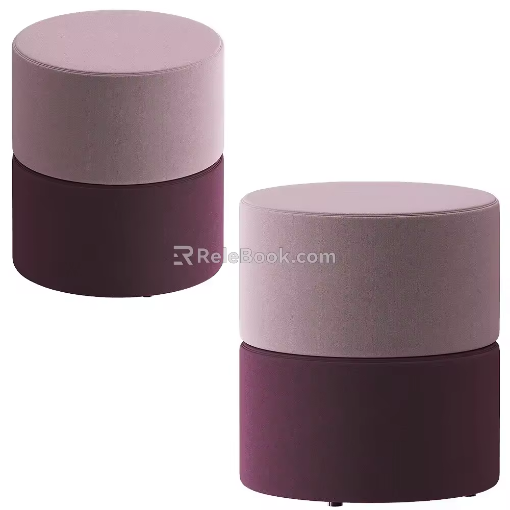B T bar stool 3d model
