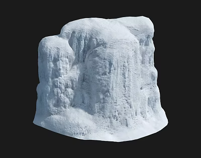 Modern Snow Mountain 3d model Modern Snow Mountain 3d model