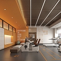 Modern Gym 3d model