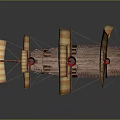 modern ship ancient ship ancient warship large ancient ship ancient warship 3d model