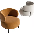 Single sofa 3d model