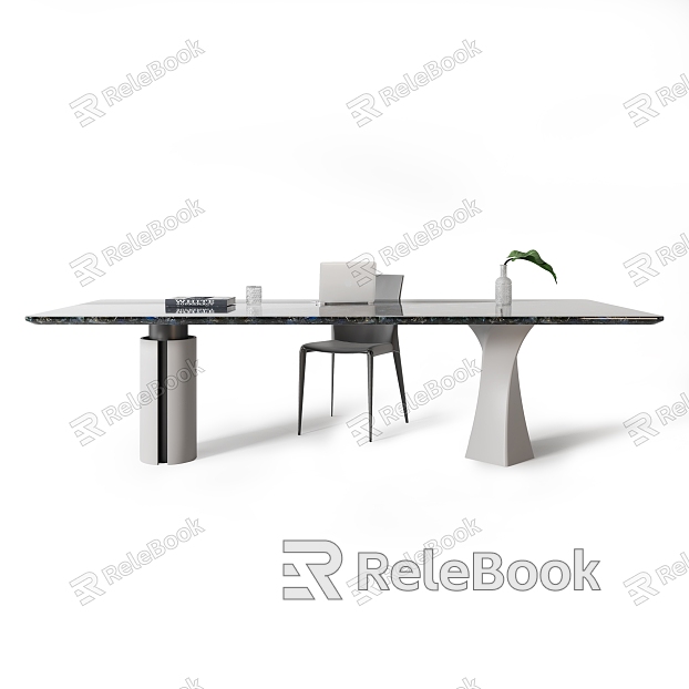 Desk Desk Simple Desk Marble Desk Desk Office Desk Executive Desk Marble model