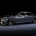 Metallic Gray Luxury Sedan Featuring Streamlined Body And Premium Alloy Wheels