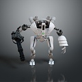 Mech Warrior Mech Soldier Machine Battlearm Mechanical Battlearm Machine Fighter Robot 3d model