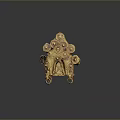Unique Golden Spiral Design Decorative Hardware Tool For Home Furniture