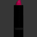 Elegant Cosmetics Display Three Copper Spiral Lipsticks With Open Pink Bullet