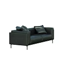 Modern Double Sofa Simple Double Sofa 3d model
