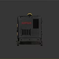 KIPOR Yellow And Gray Generator With Control Panel And Wheels