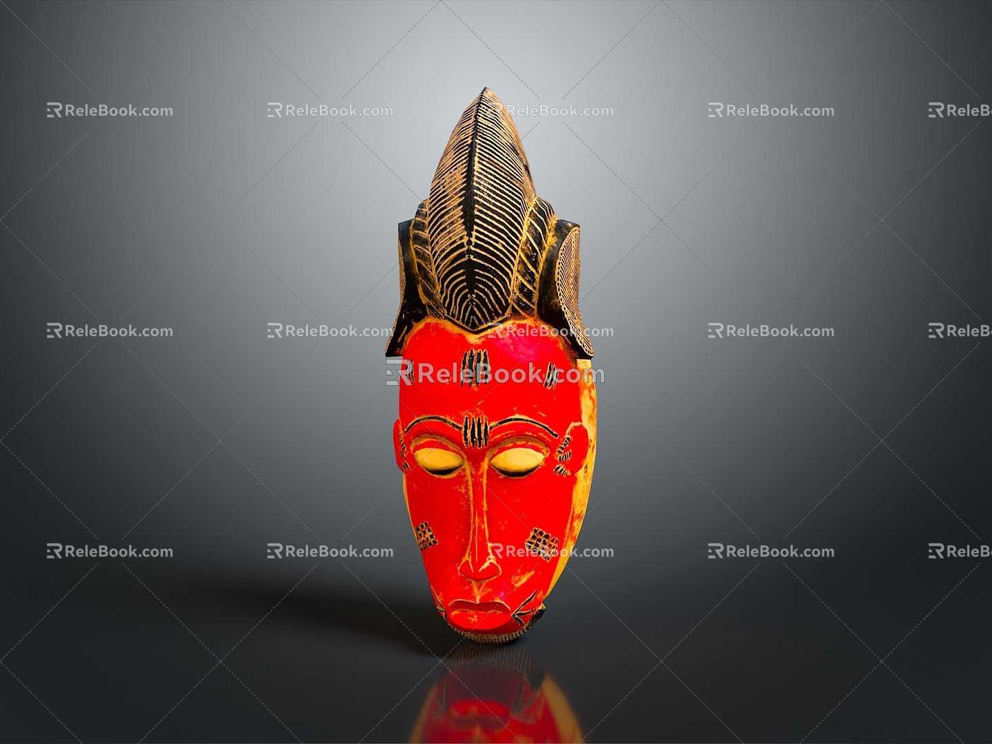 Mask Tribal Mask Game Mask Cartoon Mask Animal Mask Realistic 3d model