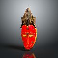 Mask Tribal Mask Game Mask Cartoon Mask Animal Mask Realistic 3d model