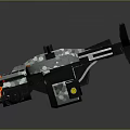 Modern Spaceship Spacecraft 3d model