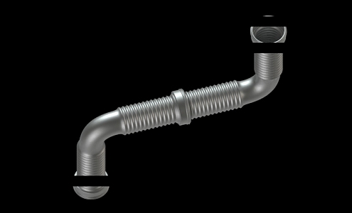 Modern Piping 3d model