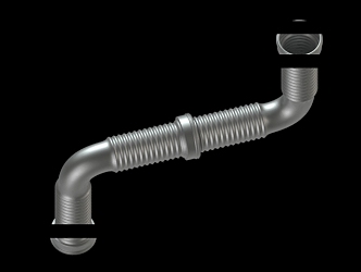 Modern Piping 3d model