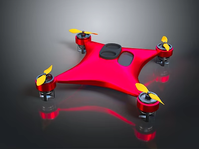 Unmanned Aerial Vehicle Unmanned Aerial Vehicle Aerial Photographing Unmanned Aerial Vehicle Four-Wing Unmanned Aerial Vehicle Photographing Unmanned Aerial Vehicle 3d model