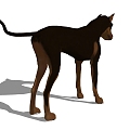 Modern Dog Animal Dog 3d model