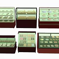 Retail Display Cases With Glass Doors For Bakery Pastry Storage And Various Designs