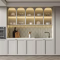 White Kitchen Cabinets With Arched Glass Doors Dishes Black And White Checkered Backsplash Oven