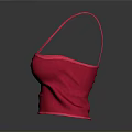 Red Flexible Household Storage Basket With Two Handles For Daily Use