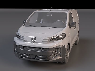 car truck passenger car 3d model