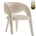 Elegant Green Velvet Chair With Modern Curved Armrests And Slim Legs Design