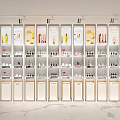 Modern Shopping Mall Store With Neatly Arranged Shelves And Various Products