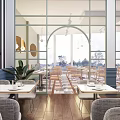Nordic Cafe 3d model