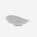 Curved Bowl Shaped Garden Ornaments With Golden Spiky Decorative Elements