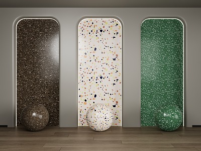 terrazzo rock slab 3d model