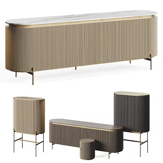 Shake Modern TV Cabinet 3d model