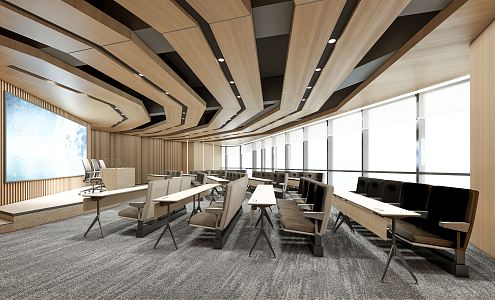 Modern Conference Hall Report Hall 3d model