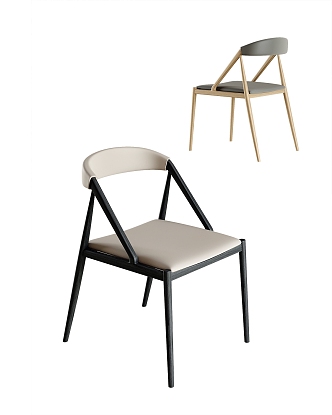 Modern Dining Chair 3d model