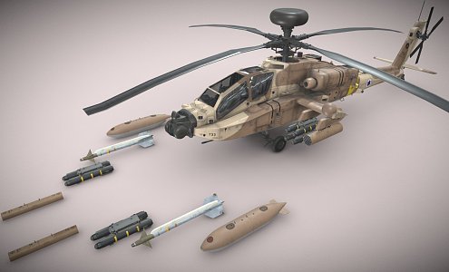 Israeli Air Force Helicopter 3d model