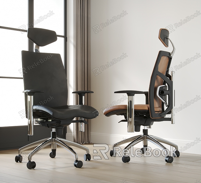 Modern office chair model