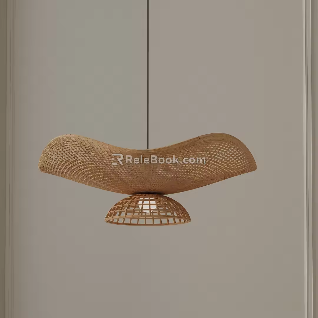 Modern chandelier 3d model
