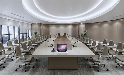 Modern Conference Room Large Conference Room 3d model