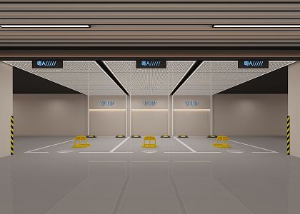 Modern Garage 3d model