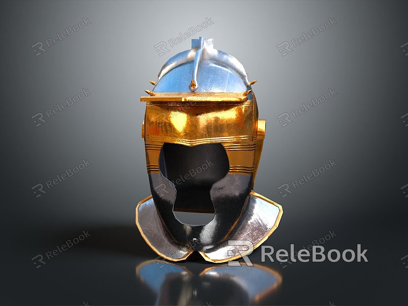 War Helmet Iron Helmet Iron Helmet Warrior Helmet Samurai Helmet Metal Helmet Knight Helmet Iron Armor Helmet model